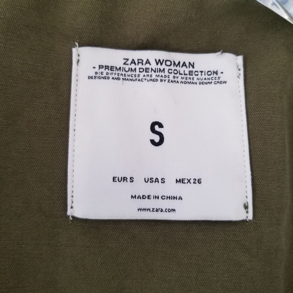 ZARA army green Utility Jacket - Picture 4 of 8